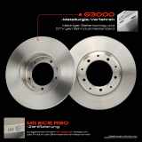 2x Bremsscheiben Hinterachse für Land Rover Defender Cabrio Pick-up Pritsche/Fahrgestell Station Wagon