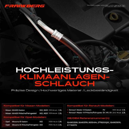 1x Hochdruckleitung Klimaanlage für Opel Movano B Renault Nissan NV400 Bild 1x Hochdruckleitung Klimaanlage für Opel Movano B Renault Nissan NV400