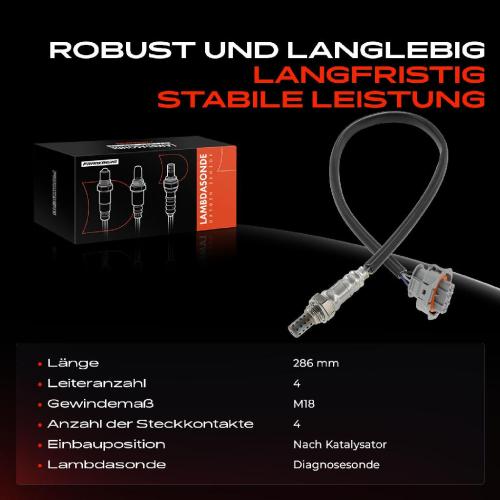 Frankberg 1x Lambdasonde Diagnosesonde Nach Katalysator für Opel Combo Zafira Family B A05 1.6L Bild Frankberg 1x Lambdasonde Diagnosesonde Nach Katalysator für Opel Combo Zafira Family B A05 1.6L