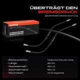 2x Bremsschlauch Bremsschläuche Vorderachse Links oder Rechts für Mercedes-Benz Gl-Klasse M-Klasse