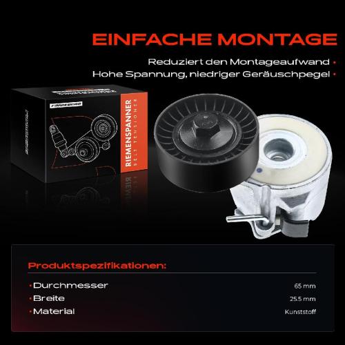 1x Spannrolle Riemenspanner für Fiat Doblo 500 Panda Ford Lancia Alfa Romeo 1.3L Bild 1x Spannrolle Riemenspanner für Fiat Doblo 500 Panda Ford Lancia Alfa Romeo 1.3L