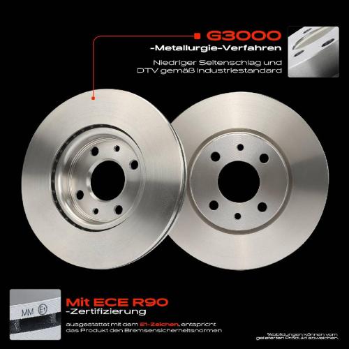 2x Bremsscheiben Vorderachse für Lancia Dedra SW Musa Ypsilon Peugeot Bipper Tepee Bj ab 1994 Bild 2x Bremsscheiben Vorderachse für Lancia Dedra SW Musa Ypsilon Peugeot Bipper Tepee Bj ab 1994