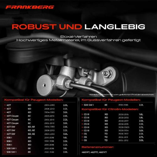 1x Hauptbremszylinder Bremszylinder für Citroën C5 III RD C6 TD Peugeot 407 508 I Bild 1x Hauptbremszylinder Bremszylinder für Citroën C5 III RD C6 TD Peugeot 407 508 I