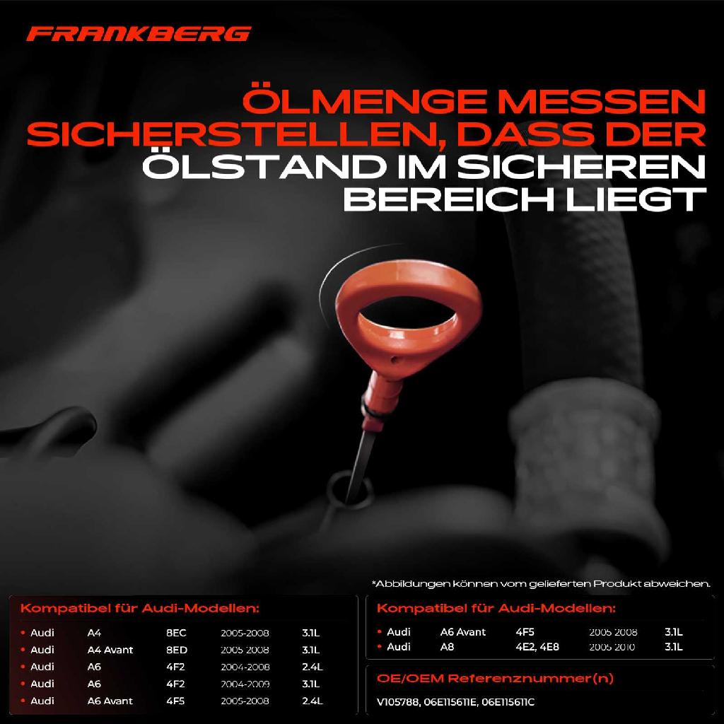 1x Ölmessstab Ölpeilstab Ölstab für Audi A6 Avant 4F2 A8 4E2 2.8L 2007-2011