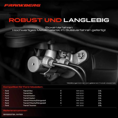 1x Hauptbremszylinder Bremszylinder für Ford Transit E Bus Kasten Tourneo 2.0L 2.5L Bild 1x Hauptbremszylinder Bremszylinder für Ford Transit E Bus Kasten Tourneo 2.0L 2.5L