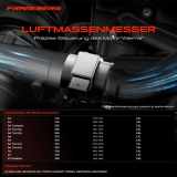 1x Luftmassenmesser für BMW 3er E36 3er Compact 3er Touring 5er E39 5er Touring 7er E38 Z3 E36 Z3 Roadster