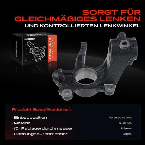 1x Achsschenkel Radaufhängung Vorderachse Links für Land Rover Freelander 2 FA L359 LF Bild 1x Achsschenkel Radaufhängung Vorderachse Links für Land Rover Freelander 2 FA L359 LF