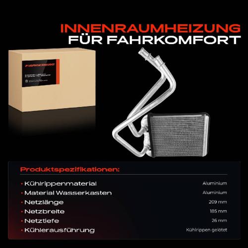 1x Wärmetauscher Innenraumheizung für VW Transporter T5 7J Multivan 7E 7H SG SH Bild 1x Wärmetauscher Innenraumheizung für VW Transporter T5 7J Multivan 7E 7H SG SH
