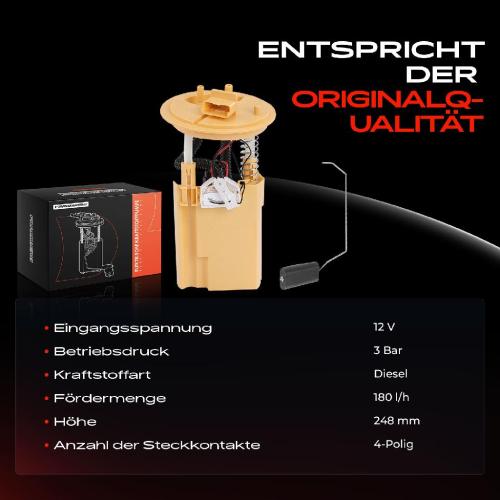 1x Kraftstoffpumpe für Opel Corsa D S07 Corsa D Kasten/Schrägheck 1.2L 2006-2014 Bild 1x Kraftstoffpumpe für Opel Corsa D S07 Corsa D Kasten/Schrägheck 1.2L 2006-2014