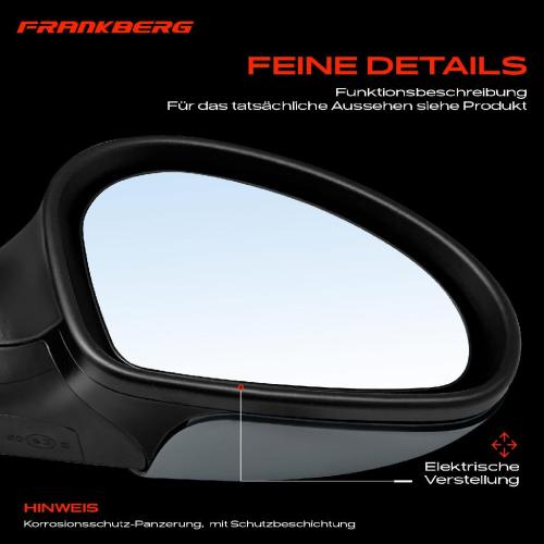 1x Außenspiegel Rechts für Seat Cordoba 6L2 Ibiza III 6L1 2002-2009 Bild 1x Außenspiegel Rechts für Seat Cordoba 6L2 Ibiza III 6L1 2002-2009