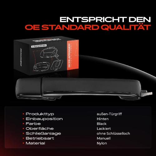 2x Türgriff Hinten außen für VW Golf III Variant Vento 1.4L 1.6L 1.8L 1.9L 2.0L 2.8L 2.9L 1991-1999 Bild 2x Türgriff Hinten außen für VW Golf III Variant Vento 1.4L 1.6L 1.8L 1.9L 2.0L 2.8L 2.9L 1991-1999