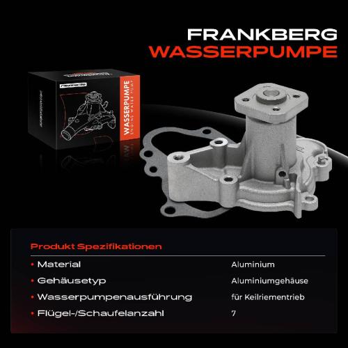 1x Wasserpumpe Kühlwasserpumpe für Mercedes-Benz W639 Hyundai Atos Getz i10 KIA Bild 1x Wasserpumpe Kühlwasserpumpe für Mercedes-Benz W639 Hyundai Atos Getz i10 KIA