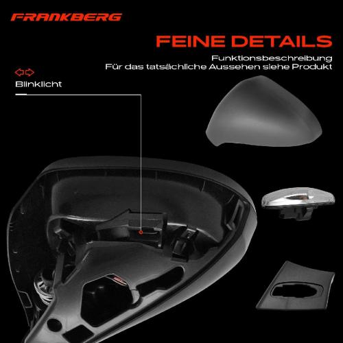 Frankberg 1x Außenspiegel Links für Peugeot 308 I 308 SW I 4A 4C 4E 4H 1.4L 1.6L 2.0L 2007-2014 Bild Frankberg 1x Außenspiegel Links für Peugeot 308 I 308 SW I 4A 4C 4E 4H 1.4L 1.6L 2.0L 2007-2014