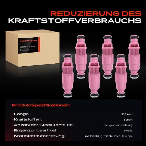 6x Einspritzventil Einspritzdüse für Volvo S80 I 184 TS XY L6 2.9L 1998-2001 Bild 6x Einspritzventil Einspritzdüse für Volvo S80 I 184 TS XY L6 2.9L 1998-2001