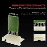 1x Widerstand Vorwiderstand Gebläsemotor für Opel Signum Vectra C Caravan CC GTS 2002-2017