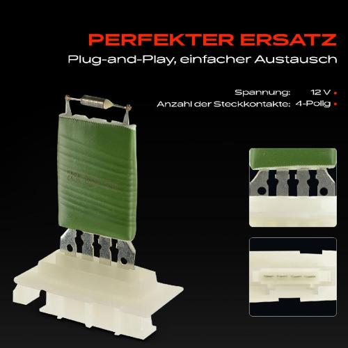 1x Widerstand Vorwiderstand Gebläsemotor für Opel Signum Vectra C Caravan CC GTS 2002-2017 Bild 1x Widerstand Vorwiderstand Gebläsemotor für Opel Signum Vectra C Caravan CC GTS 2002-2017