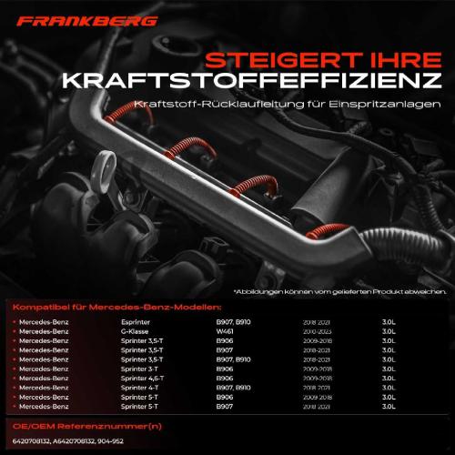 1x Leckkraftstoff für Mercedes-Benz Sprinter 3,5-T 4-T Kasten Pritsche/Fahrgestell Bild 1x Leckkraftstoff für Mercedes-Benz Sprinter 3,5-T 4-T Kasten Pritsche/Fahrgestell