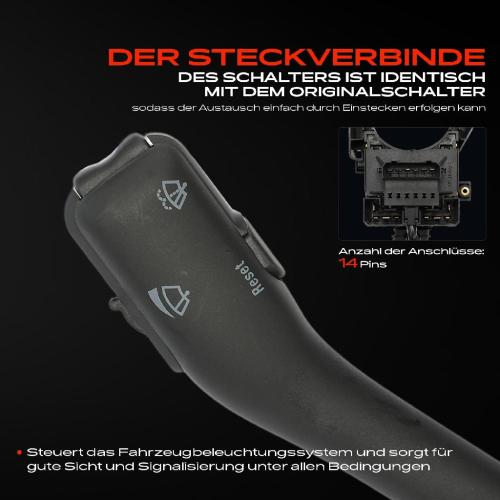 1x Kombischalter Lenkstockschalter für VW Passat Audi A6 Skoda Fabia I Octavia I Bild 1x Kombischalter Lenkstockschalter für VW Passat Audi A6 Skoda Fabia I Octavia I