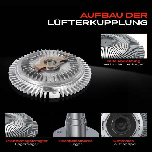 1x Lüfterkupplung Kühlerlüfte für Mercedes-Benz W210 S210 Bild 1x Lüfterkupplung Kühlerlüfte für Mercedes-Benz W210 S210