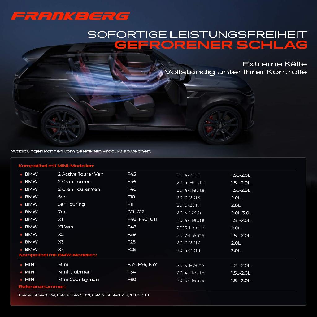 1x Klimakompressor für BMW F10 F45 F46 G11 F48 F39 MINI F55 F56 F57 F54 F60