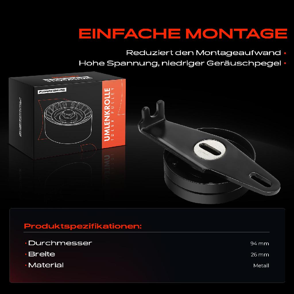 1x Spannrolle Riemenspanner für Citroën Jumper 230P Peugeot Boxer 230P