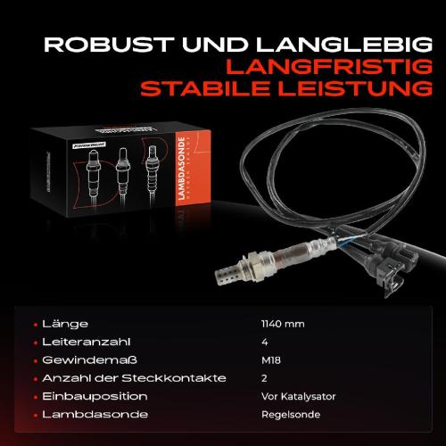 1x Lambdasonde Regelsonde Vor Katalysator für Alfa Romeo 155 164 Fiat Croma Lancia Thema Bild 1x Lambdasonde Regelsonde Vor Katalysator für Alfa Romeo 155 164 Fiat Croma Lancia Thema