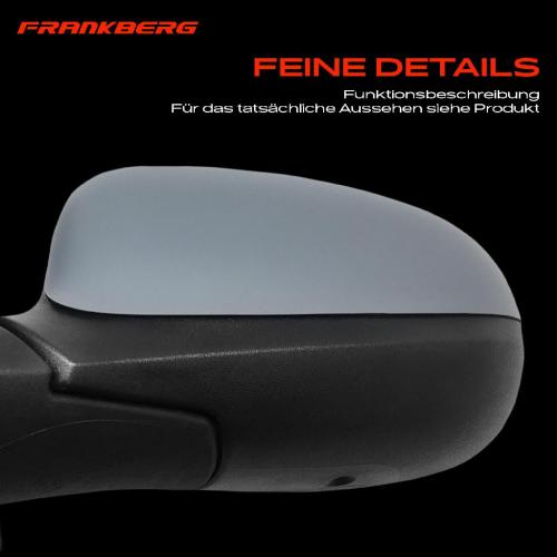 Frankberg 1x Außenspiegel Links für Ford KA RU8 1.2L 2008-2016 Bild Frankberg 1x Außenspiegel Links für Ford KA RU8 1.2L 2008-2016