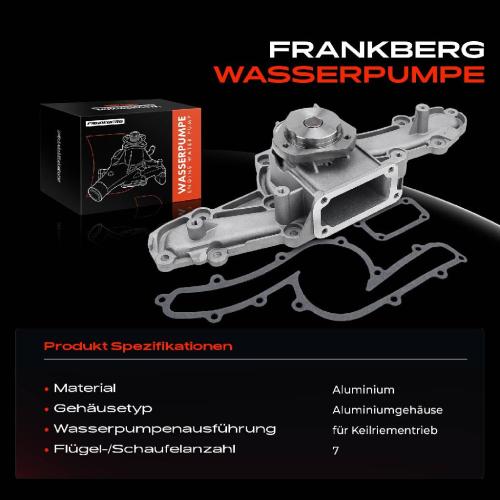 1x Wasserpumpe Kühlwasserpumpe für Alfa Romeo 156 166 Lancia Kappa Thesis 2.5L-3.2L Bild 1x Wasserpumpe Kühlwasserpumpe für Alfa Romeo 156 166 Lancia Kappa Thesis 2.5L-3.2L