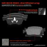 4x Bremsbeläge Vorderachse für Opel Astra K Kasten/Kombi Kasten/Schrägheck Sports Tourer 2015-2025