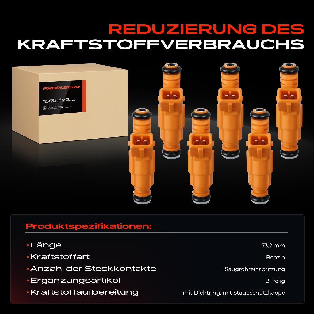 6x Einspritzventil Einspritzdüse für Volvo 850 960 II S70 S90 V70 I V90 1991-1998