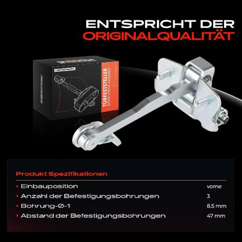 1x Türfeststeller Türfangband Türstopper Vorne für Renault Kangoo/Grand Kangoo Be Bop Express Bild 1x Türfeststeller Türfangband Türstopper Vorne für Renault Kangoo/Grand Kangoo Be Bop Express
