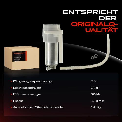 Frankberg 1x Kraftstoffpumpe für VW Caddy Kasten/MPV Golf III Cabriolet Variant Passat Vento Seat Cordoba Ibiza II Inca Bild Frankberg 1x Kraftstoffpumpe für VW Caddy Kasten/MPV Golf III Cabriolet Variant Passat Vento Seat Cordoba Ibiza II Inca