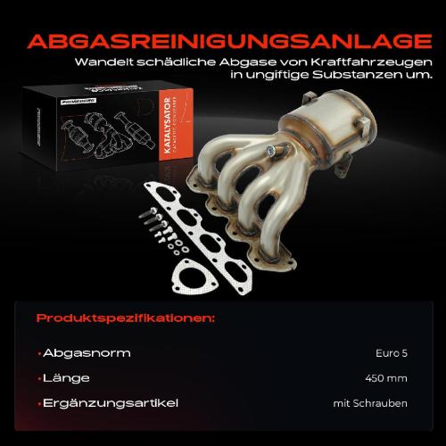 1x Krümmerkatalysator für Opel Astra L48 L67 A04 Mokka Signum Vectra C Zafira A05 Bild 1x Krümmerkatalysator für Opel Astra L48 L67 A04 Mokka Signum Vectra C Zafira A05