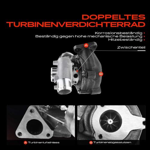 1x Abgasturbolader für VW Golf Polo Passat Sharan Vento Audi A4 Avant A6 Seat Cordoba Vario Toledo I Skoda Bild 1x Abgasturbolader für VW Golf Polo Passat Sharan Vento Audi A4 Avant A6 Seat Cordoba Vario Toledo I Skoda