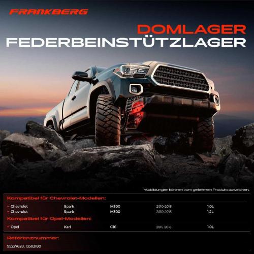 1x Domlager Federbeinstütz lager für Chevrolet Spark M300 Opel Karl C16 Bild 1x Domlager Federbeinstütz lager für Chevrolet Spark M300 Opel Karl C16