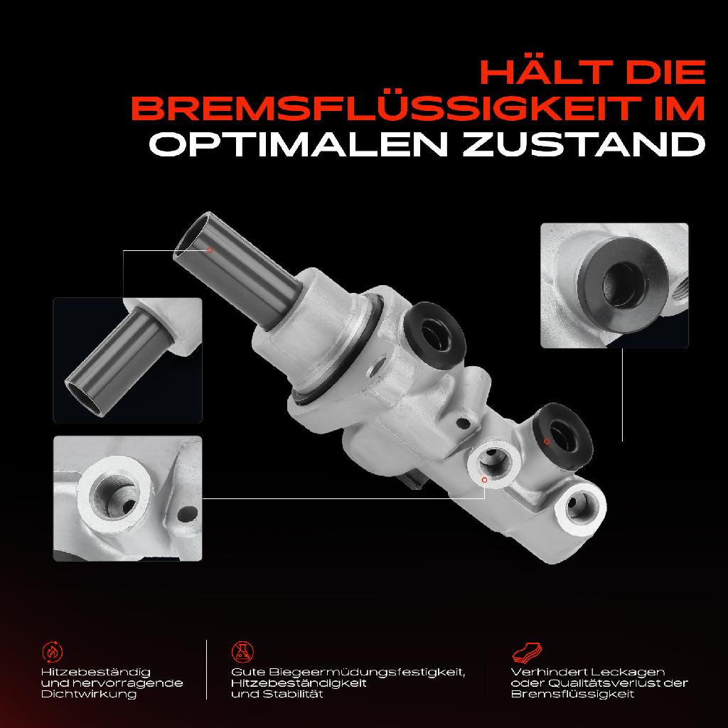 1x Hauptbremszylinder Bremszylinder für VW Passat 3C 362 365 357 Variant CC