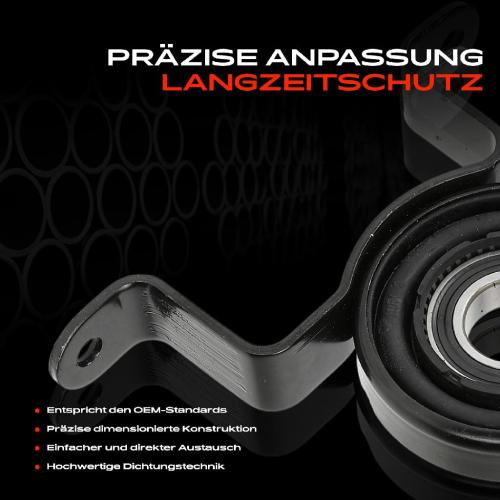 1x Lagerung Gelenkwelle Kardanwellenlager für VW Multivan Transporter V 7E_ 7D_ Bild 1x Lagerung Gelenkwelle Kardanwellenlager für VW Multivan Transporter V 7E_ 7D_
