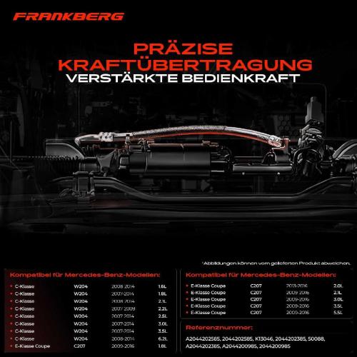 2x Seilzug Feststellbremse Hinterachse beidseitig für Mercedes-Benz C-Class W204 E-Class Bild 2x Seilzug Feststellbremse Hinterachse beidseitig für Mercedes-Benz C-Class W204 E-Class