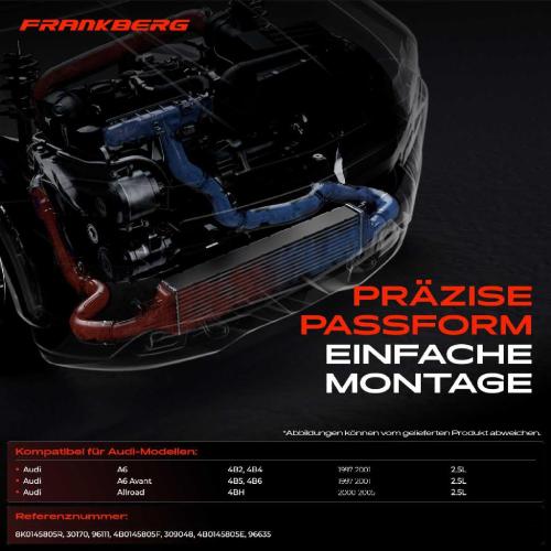 1x Ladeluftkühler Turbokühler für Audi A6 Avant 4B2 C5 Allroad 4BH C5 2.5L Bild 1x Ladeluftkühler Turbokühler für Audi A6 Avant 4B2 C5 Allroad 4BH C5 2.5L