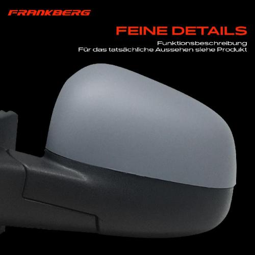 Frankberg 1x Außenspiegel Links für Chevrolet Spark M300 1.0L 1.2L 2010-2015 Bild Frankberg 1x Außenspiegel Links für Chevrolet Spark M300 1.0L 1.2L 2010-2015