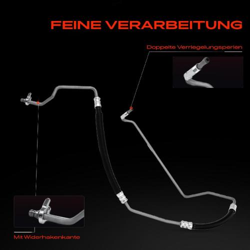 1x Servolenkung Schlauch für Peugeot 206 2A/C 206 SW 2E/K 1.4L 2001-2008 Bild 1x Servolenkung Schlauch für Peugeot 206 2A/C 206 SW 2E/K 1.4L 2001-2008