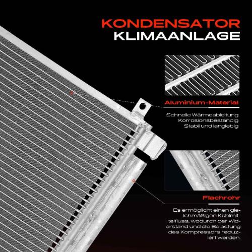1x Kondensator Klimaanlage für Suzuki Baleno 1.0L 1.2L Bj ab 2016 Bild 1x Kondensator Klimaanlage für Suzuki Baleno 1.0L 1.2L Bj ab 2016