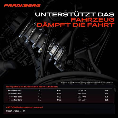 2x Fahrwerksfeder Hinterachse für Mercedes-Benz SL R129 2.8L 3.0L 3.2L 1989-2001 Bild 2x Fahrwerksfeder Hinterachse für Mercedes-Benz SL R129 2.8L 3.0L 3.2L 1989-2001