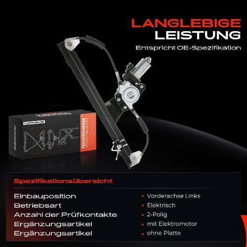 1x Fensterheber Vorne Links für Fiat Doblo Cargo Doblo 119 223 2001-2010 Bild 1x Fensterheber Vorne Links für Fiat Doblo Cargo Doblo 119 223 2001-2010
