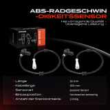2x ABS Sensor Vorderachse beidseitig für Opel Calibra A Corsa B Caravan Vectra CC 2.0L 2.5L 1988-2002