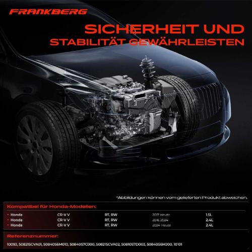 1x Motorlager Getriebelagerlager Vorne und Hinten für Honda CR-V V RT RW 1.5L 2.4L Bj ab 2016 Bild 1x Motorlager Getriebelagerlager Vorne und Hinten für Honda CR-V V RT RW 1.5L 2.4L Bj ab 2016