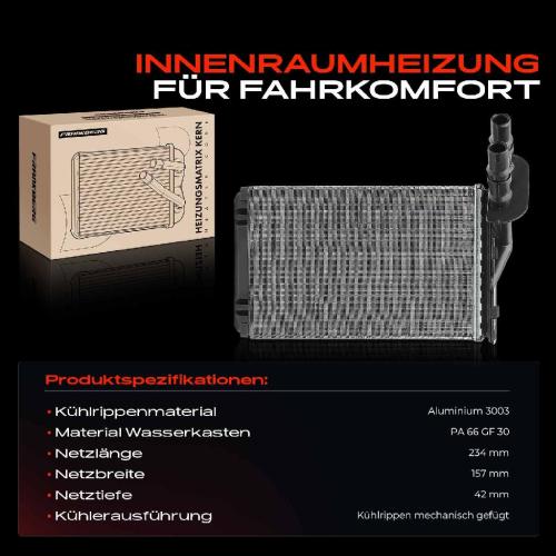 1x Wärmetauscher Innenraumheizung für Renault Clio II BB CB SB0 Thalia I LB LU Bild 1x Wärmetauscher Innenraumheizung für Renault Clio II BB CB SB0 Thalia I LB LU