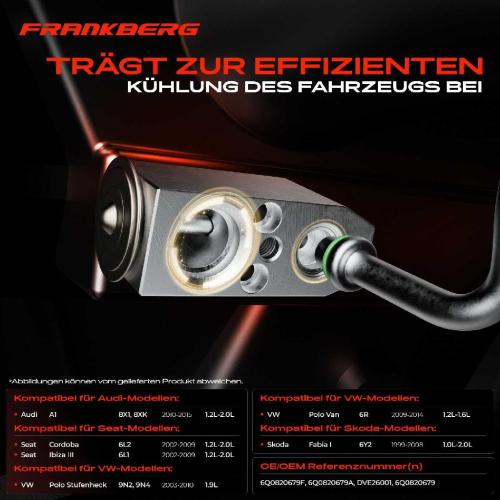 1x Expansionsventil Klimaanlage für VW Polo 9N Skoda Fabia I II Audi A1 Seat Ibiza Bild 1x Expansionsventil Klimaanlage für VW Polo 9N Skoda Fabia I II Audi A1 Seat Ibiza