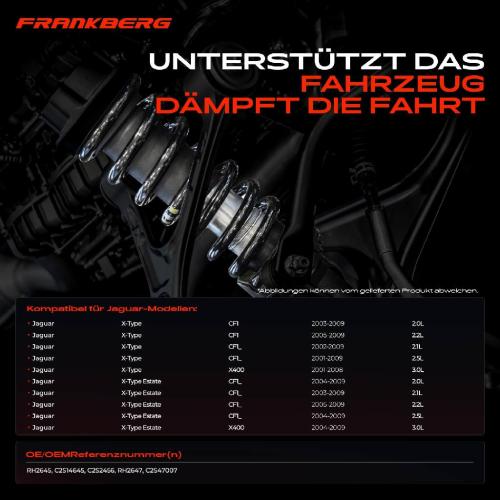 2x Fahrwerksfeder Vorderachse für Jaguar X-Type CF1 CF1 X400 X-Type Estate X400 2001-2009 Bild 2x Fahrwerksfeder Vorderachse für Jaguar X-Type CF1 CF1 X400 X-Type Estate X400 2001-2009