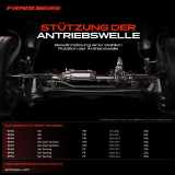 1x Lagerung Gelenkwelle Kardanwellenlager für BMW F10 F18 F07 F11 520 523 528 530